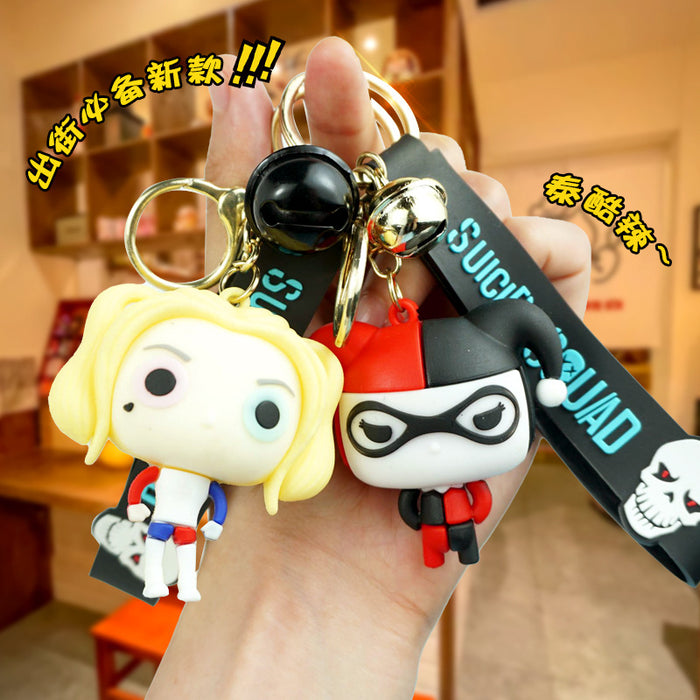 Wholesale Rubber Cartoon Doll Keychain JDC-KC-Yexiang013