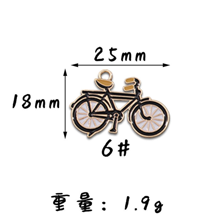 Wholesale 10pcs Nostalgic sewing machine twenty-eight Rod diy alloy oil earrings pendant key chain pendant jewelry accessories