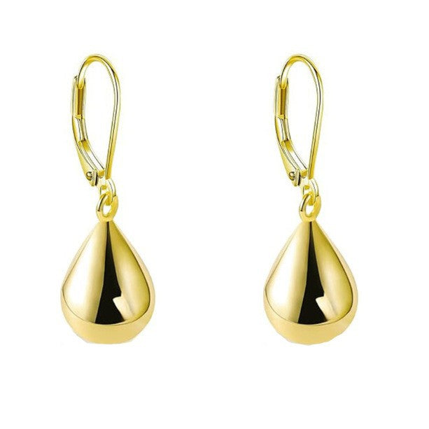 Wholesale Earrings with fashionable personality, light luxury, simple and niche design, high-end feeling, tear drop earrings