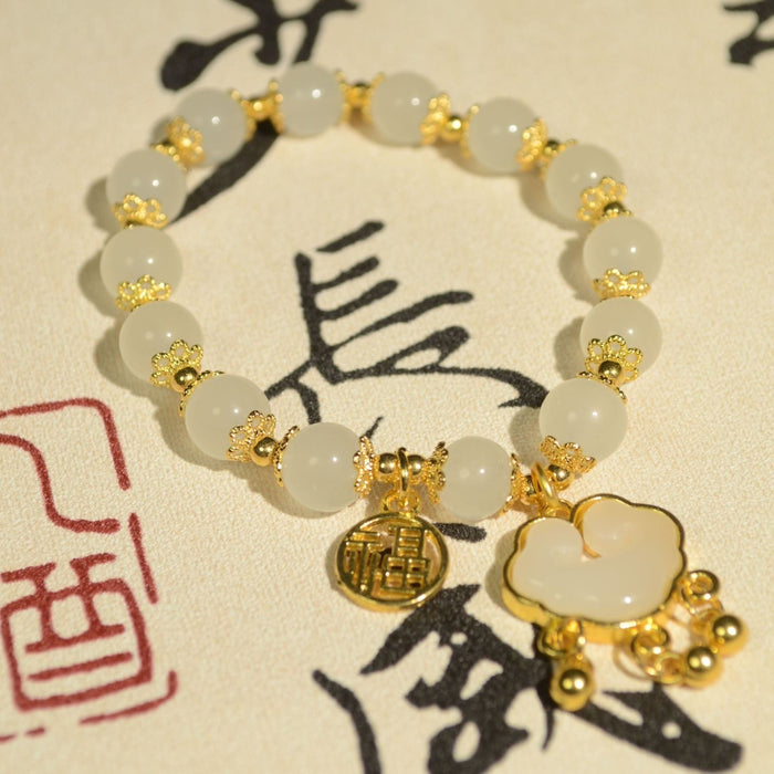 Wholesale Safe lock bracelet with niche design attracts wealth and good luck bracelet