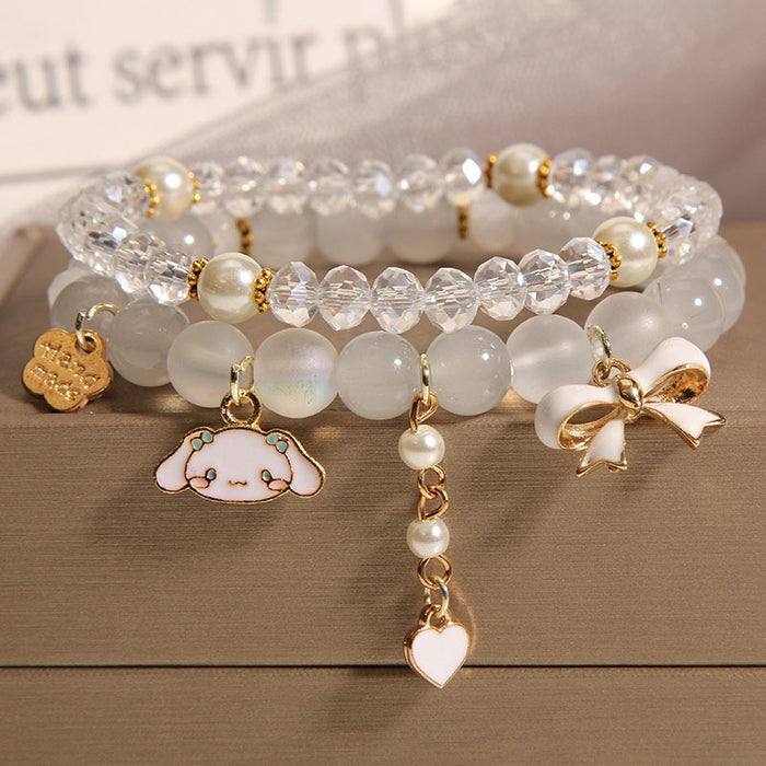 Wholesale Crystal Pearl Bracelet, Cute Cartoon Beads for Women