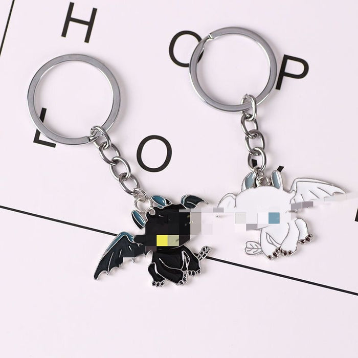 Wholesale Pendant Keychain Couple Pendant Cartoon Valentine's Day Gift JDC-KC-Mengd002