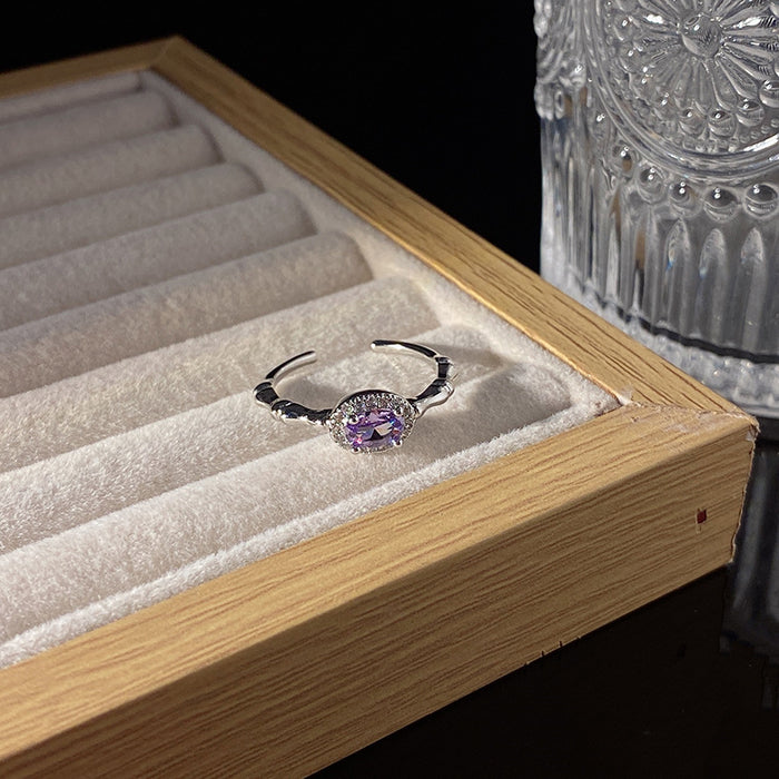 Wholesale Light luxury high-end ring elegant niche personality minimalist versatile ring accessory