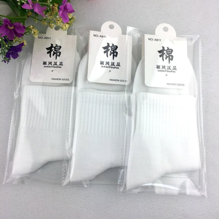 Wholesale Independently packaged socks, cotton socks, sports long tube, mid tube socks