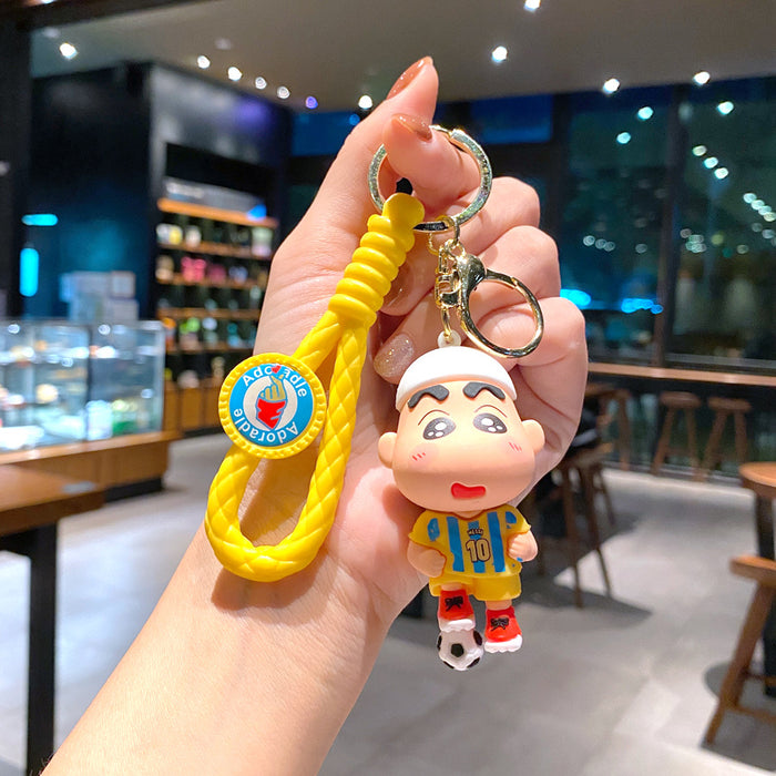 Wholesale Cartoon Glue Doll Keychain JDC-KC-Gongz046