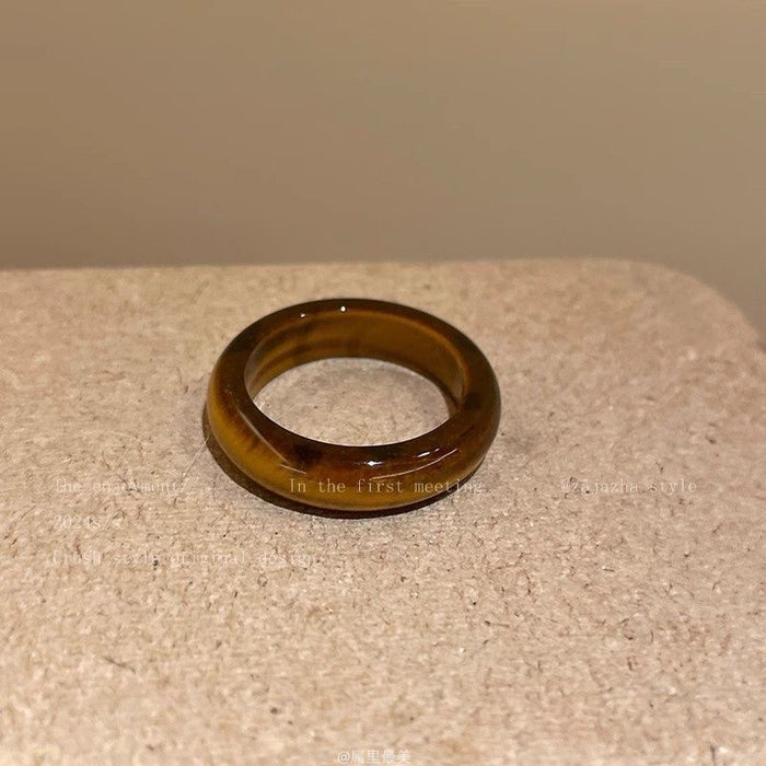 Wholesale Natural ring retro fashion index finger temperament personality versatile spotted ring