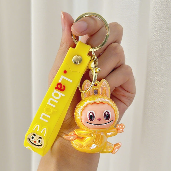 Wholesale Electroplated Keychain Cartoon Silicone Figurine