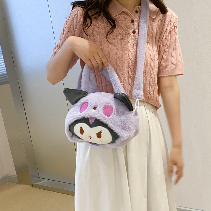 Wholesale cartoon doll bag dog plush bag frog star girl toy bag