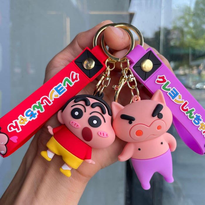 Wholesale Keychain cartoon doll cute backpack pendant doll machine small gift car keychain wholesale