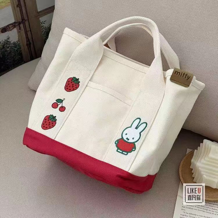 Wholesale Canvas bag, large capacity, cute handbag, outdoor handbag