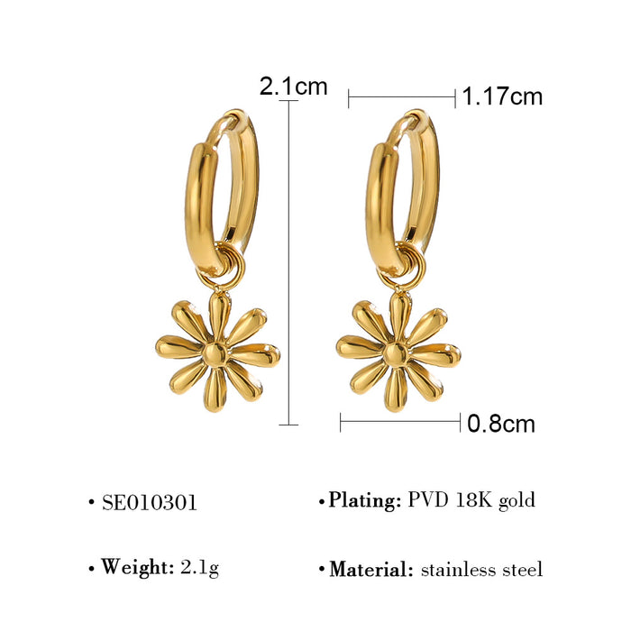 Wholesale Geometric Ear Buckle Fan-shaped Butterfly Diamond Ring Earrings Women's Earrings