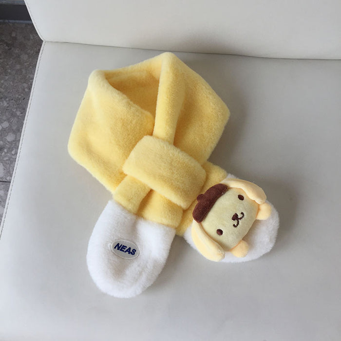 Wholesale Cute Cartoon Embroidered Children' s Scarves