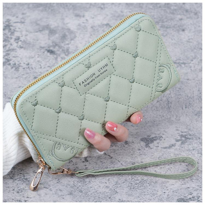 Wholesale Light Pink PU Leather Handbag Wallet with Letter Design - Chic Daily Use Boutique