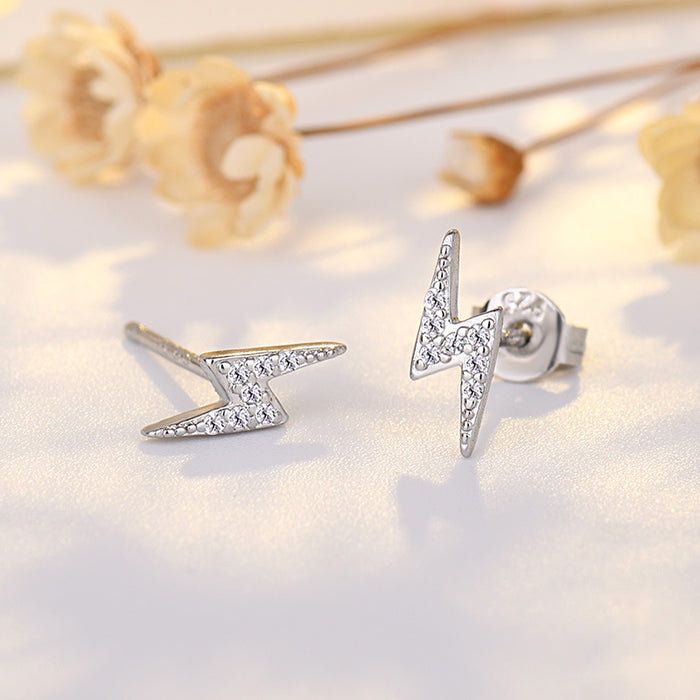 Wholesale New compact silver needle earrings, niche silver earrings