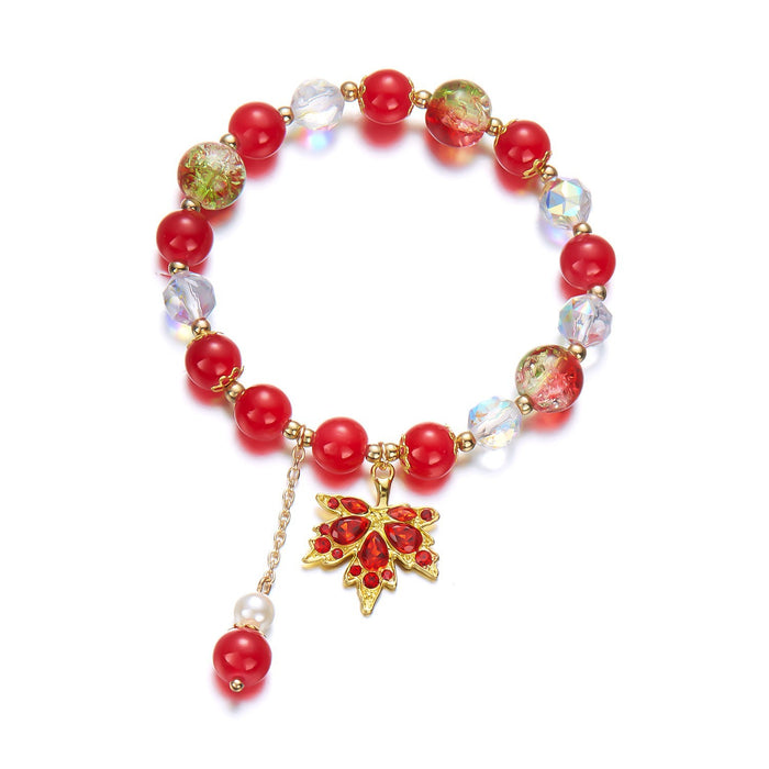 Wholesale Money Bag for Girlfriend Gift Guofeng Beaded Bracelet