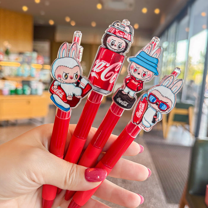 Wholesale Funny cartoon cute  neutral pen,  high-appearance cute little rabbit ballpoint pen