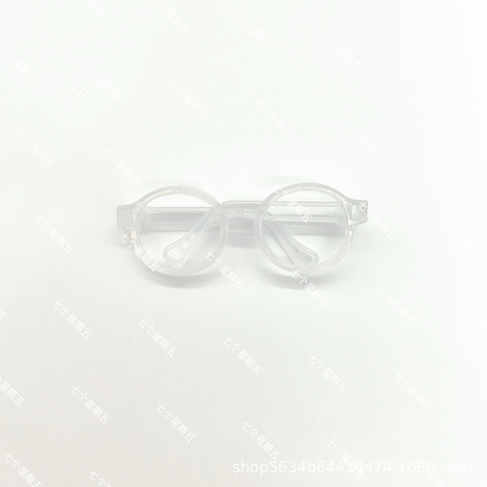 Wholesale 10CM20cm Cotton Doll Rab Cloth Mocking Bear Cute Doll Plush Doll Glasses Toy Accessories