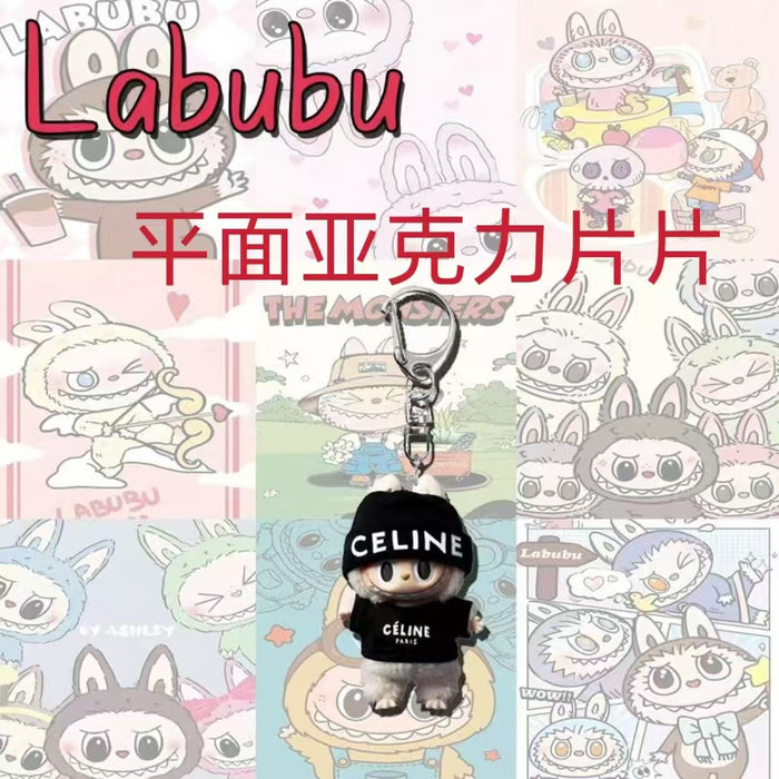 Wholesale Little Sheep Keychain Cute Cartoon Acrylic Personalized School Bag Pendant Keychain Gift