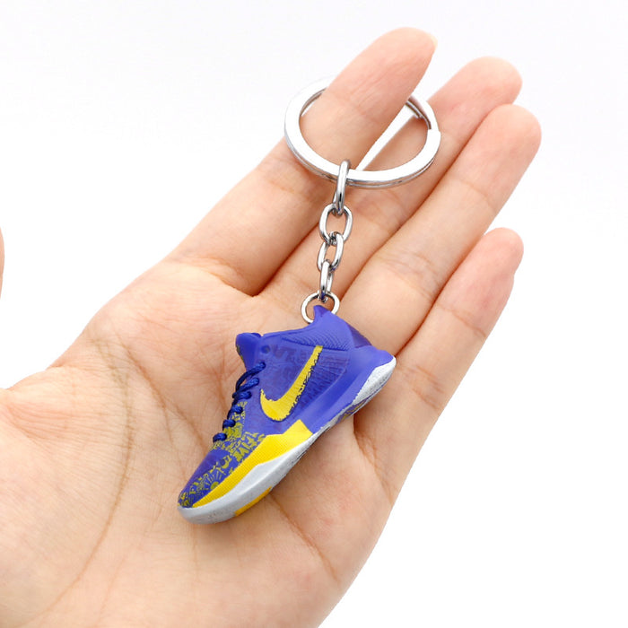 Wholesale 3D Stereoscopic Basketball Shoes PVC Keychains JDC-KC-QLPing018