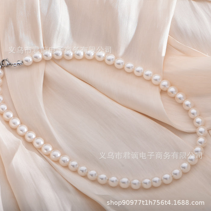 Wholesale Pearl Necklace for Women Temperament Versatile Collarbone Chain