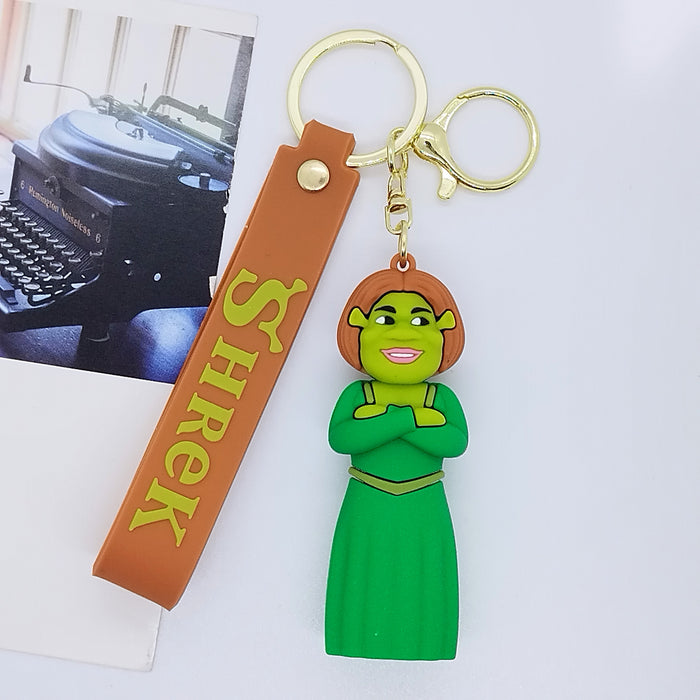 Wholesale Creative cartoon monster doll keychain pendant bag car keychain accessories