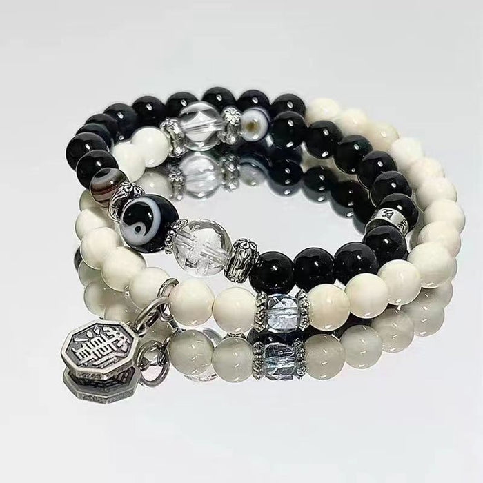 Wholesale Flower Beaded Double-layer Bracelet Women's New Style Bracelet