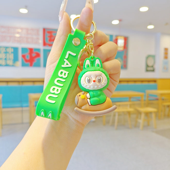 Wholesale New Moomara Bubu Cartoon Keychain Cute  School Bag Pendant Car Keychain Doll Machine Gift