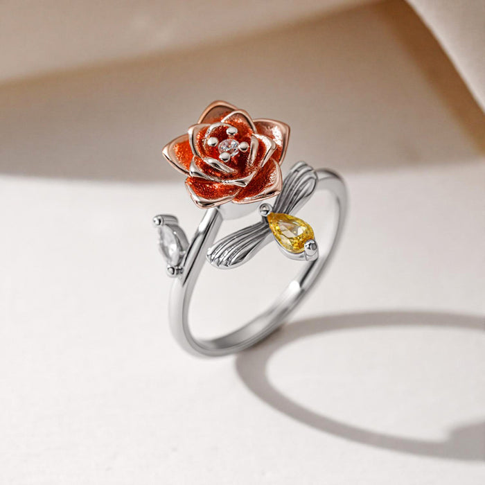 Wholesale Adjustable Rotating Ring for Women Trendy Jewelry Accessory