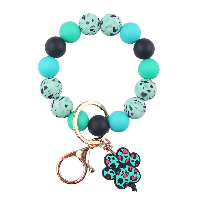 Wholesale Silicone Bead Keychain Accessories