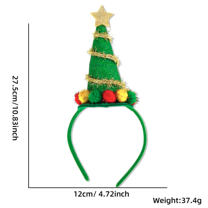 Wholesale Christmas Decorative Headband Elf Hat Headwear Party Supplies  Leg Headband