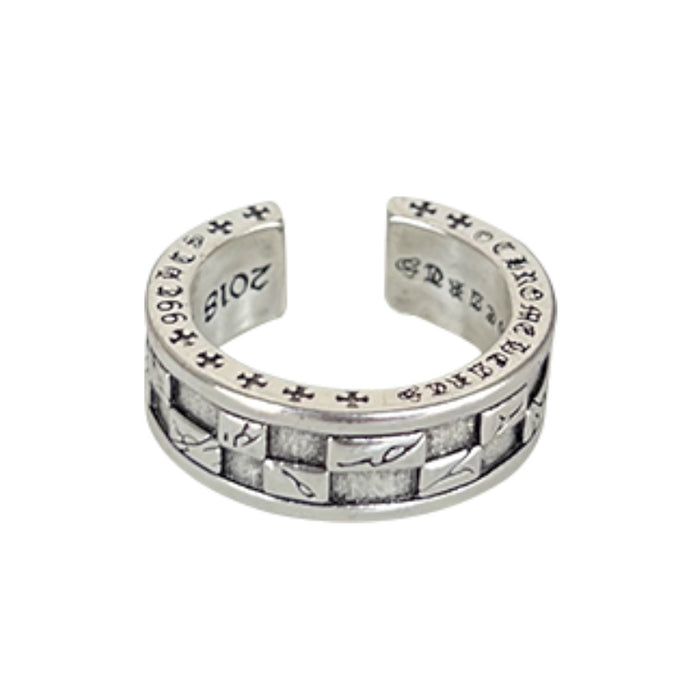 Wholesale Vintage wide open mouth ring jewelry silver ring wholesale