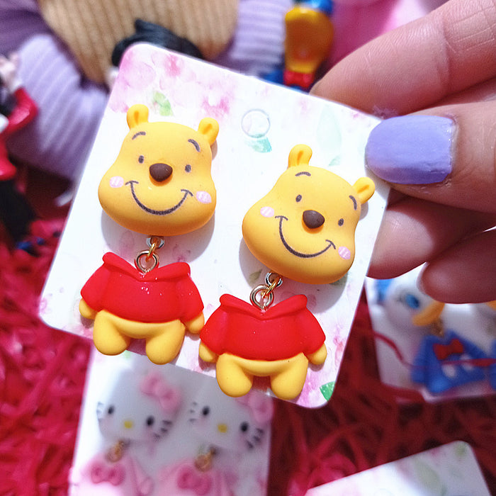 Wholesale Cartoon Resin Earrings JDC-ES-Xingj036