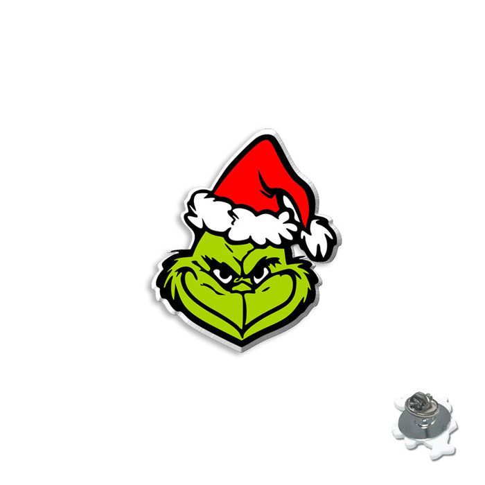 Wholesale Cartoon Christmas series brooch badge personality resin collar pin