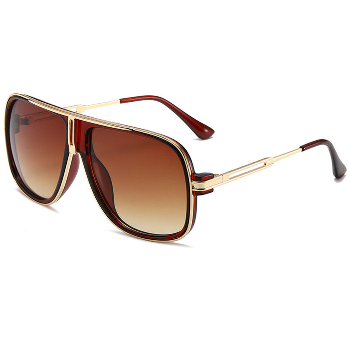 Wholesale Large-Frame s Metal UV-Protection Sunglasses