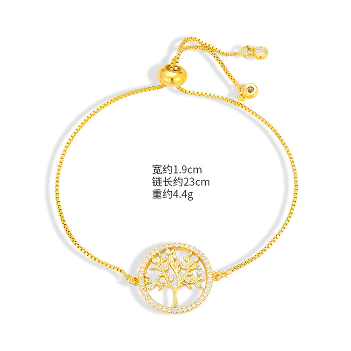 Wholesale Pure Copper Tree of Life Bracelet for Women JDC-BT-YJ007