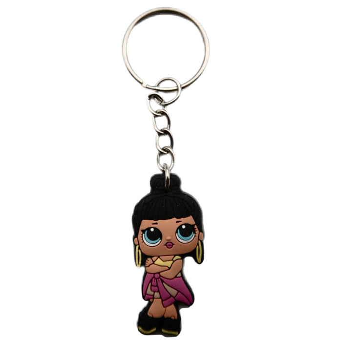Wholesale 10pcs Surprise doll keychain pendant creative bag pencil case pendant key ring accessories