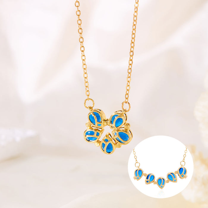 Wholesale Tulip Magnetic  Necklace