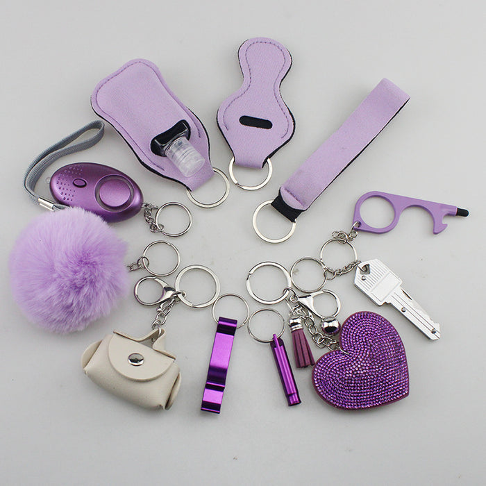 Wholesale Multifunctional Metal DIY 11-piece Keychain Set JDC-KC-TouMS080