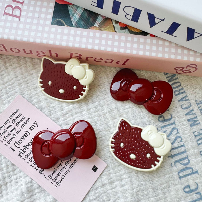 Wholesale Cartoon Cute Bow Hair Clips JDC-HC-Beif001