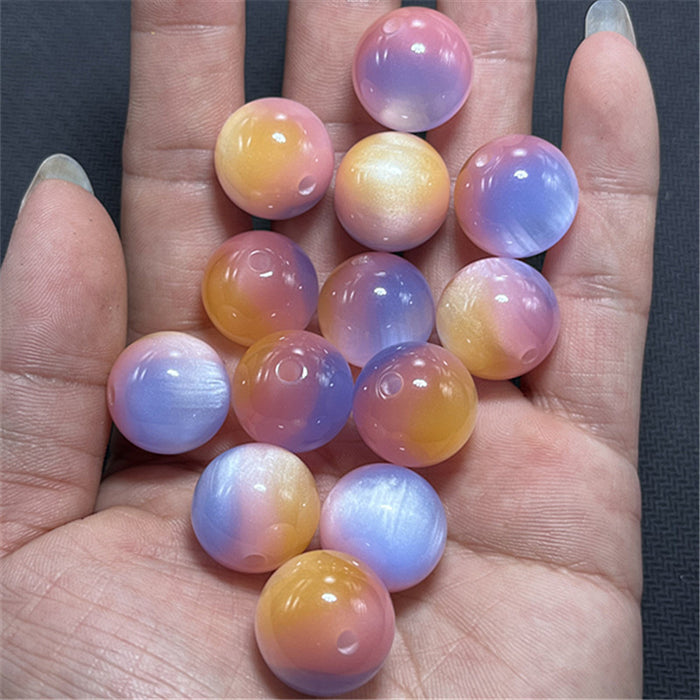 Wholesale 200pcs 16MM Cat Eye Resin Beads JDC-BDS-Xiaox003