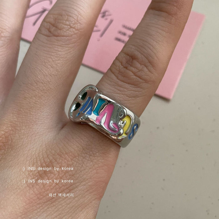 Wholesale Series Open Finger Ring Retro Micro Inlaid Personalized Ring High end Fashion Finger Ring