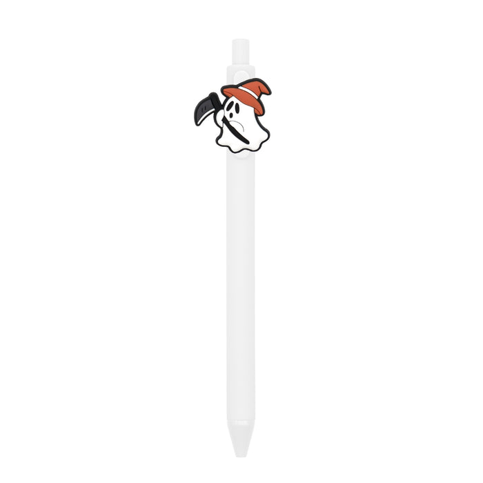 Wholesale  Ghost Polka Dot PVC Soft Gel Retractable Ballpoint Pen MOQ≥10