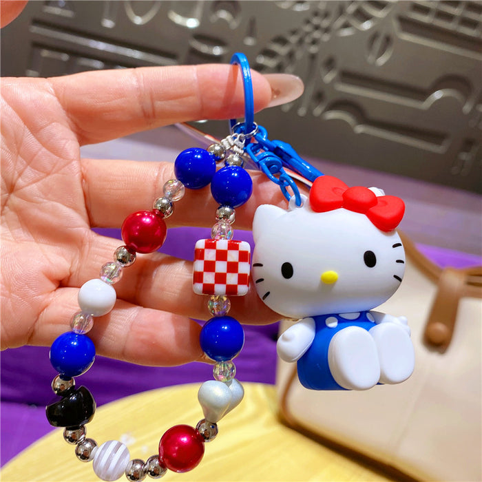 Wholesale Classic doll bracelet keychain cat car keychain pendant bag charm