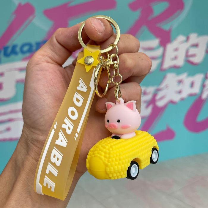 Wholesale Keychain Cartoon Car Bag Pendant Children's Toys Exquisite Small Gifts Wholesale