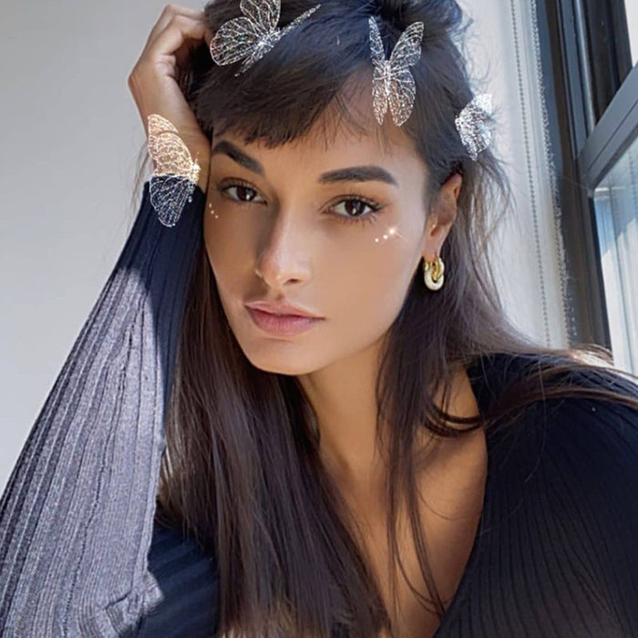 Wholesale Metal clasp copper micro-paved zircon earrings