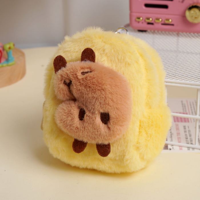 Wholesale Cartoon Plush Coin Purse Student Key Holder Wallet