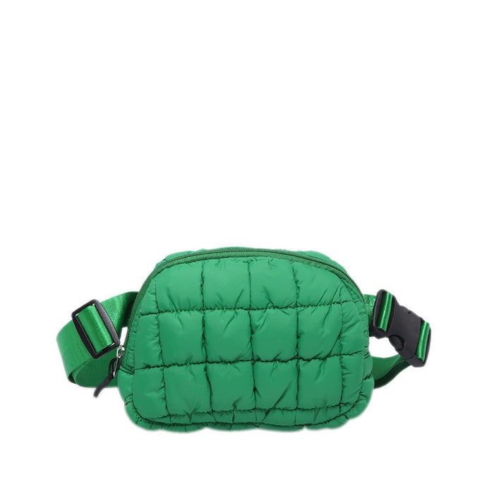 Wholesale Waist Bag Oblique Cycling Bag Candy Color Plaid JDC-SD-PuHui006