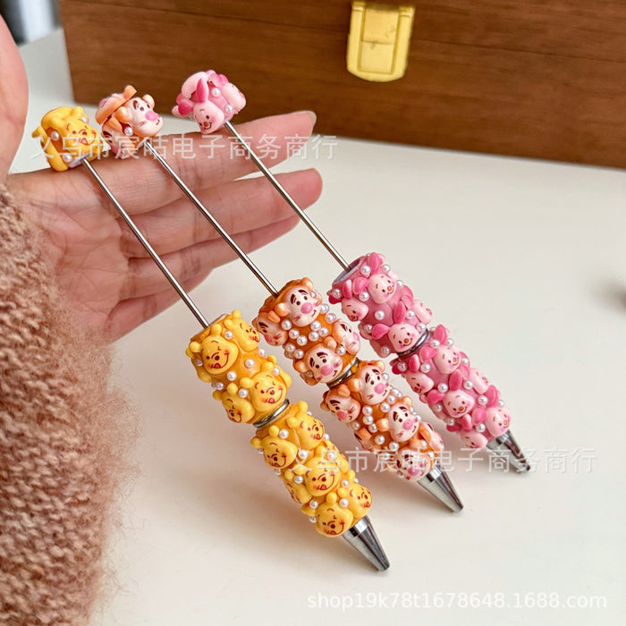 Wholesale Rhinestone DIY Beaded Pen Cartoon Theme for Party Favors and Everyday Use minimum quantity: 2
