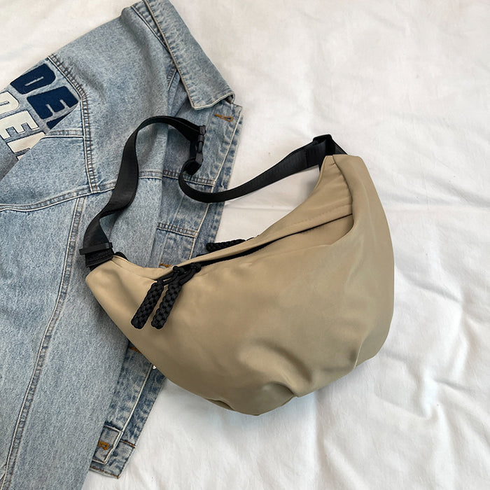 Wholesale Large capacity shoulder bag, casual solid color crossbody bag