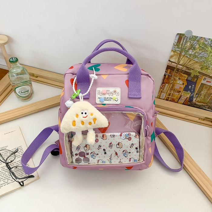 Wholesale Baby Backpack, Super Cute Girl Love Portable Backpack Snack Bag